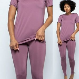 Top and leggings set